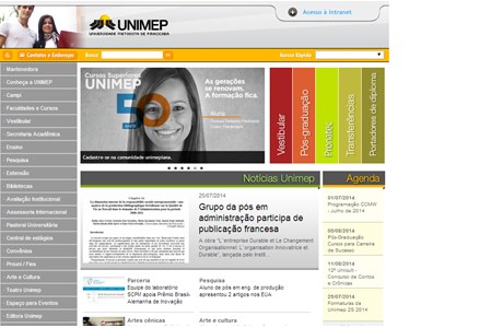 Methodist University of Piracicaba Website