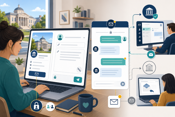 Message a University Directly - Ask Privately and Keep the Conversation in One Place