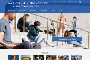 Columbia University in New York Website