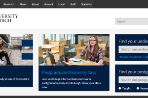 University of Edinburgh Website