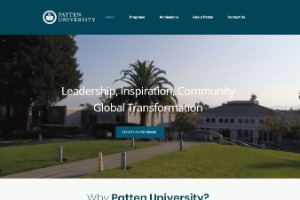 Patten University Website