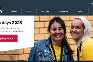 University of Surrey Website