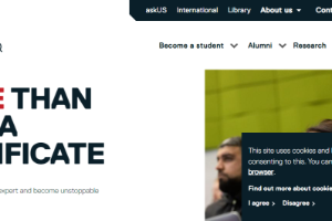 University of Salford Website