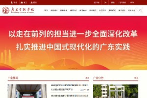 Guangdong University of Finance Website