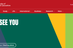 University of Central Lancashire Website