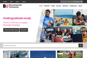 Bournemouth University Website