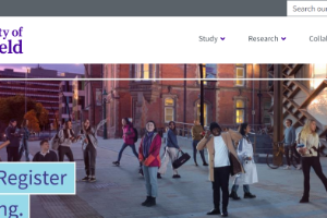 The University of Sheffield Website