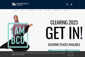 Birmingham City University Website