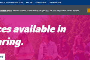 University of Huddersfield Website