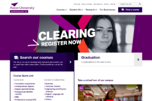 Aston University Website