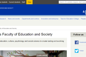 Institute of Education, University of London Website