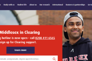 Middlesex University Website