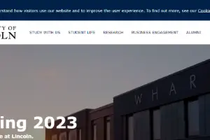 University of Lincoln Website