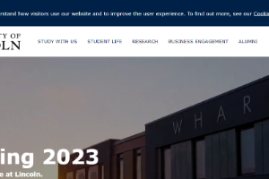 University of Lincoln Website