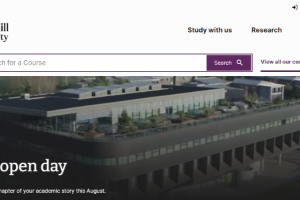 Edge Hill University Website
