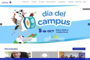 Austral University Website