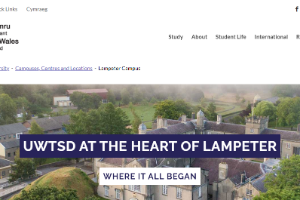 University of Wales, Lampeter Website