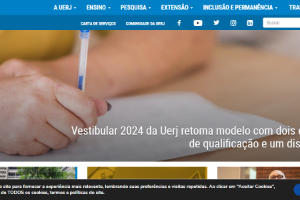 University of the State of Rio de Janeiro Website