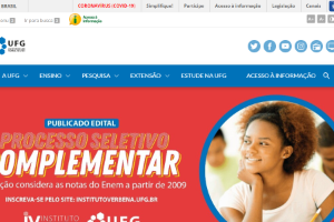 Federal University of Goiás Website
