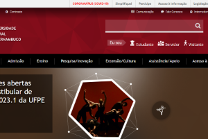 Federal University of Pernambuco Website