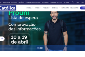 Catholic University of Brasília Website