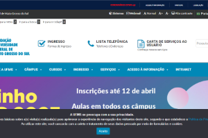 Federal University of Mato Grosso do Sul Website