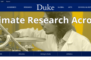 Duke University Website