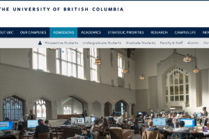 University of British Columbia Website