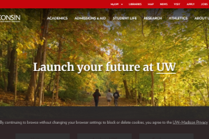 University of Wisconsin-Madison Website