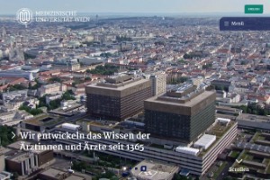 Medical University of Vienna Website