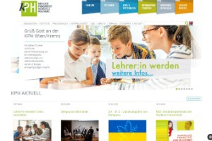 University College of Teacher Education in Vienna/Krems Website