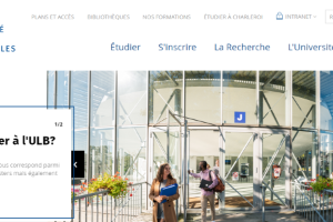 Free University of Brussels Website