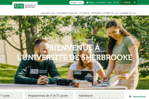 Université de Sherbrooke Website