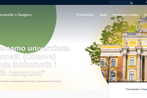 University of Sarajevo Website