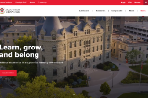 University of Winnipeg Website