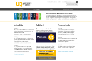 University of Québec Website