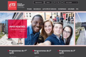 School of Higher Technology - University of Quebec Website