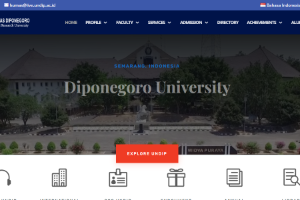 Diponegoro University Website