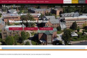 Mount Allison University Website