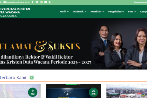 Duta Wacana Christian University Website