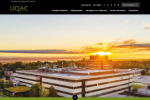 University of Québec at Chicoutimi Website