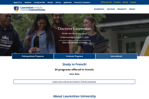 Laurentian University Website