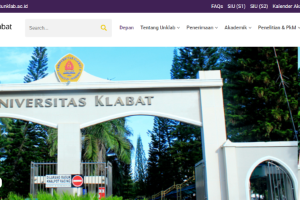 Klabat University Website