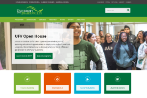 University of the Fraser Valley Website