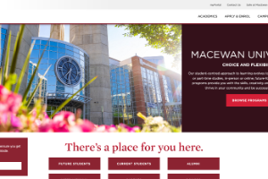 Grant MacEwan University Website