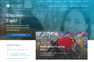 Capilano University Website