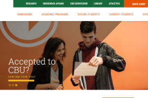 Cape Breton University Website