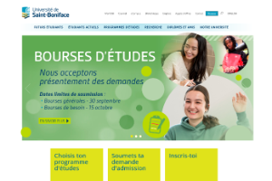 University of Saint-Boniface Website