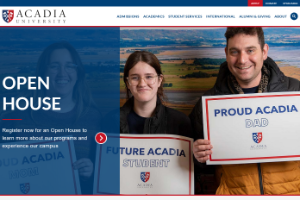 Acadia University Website