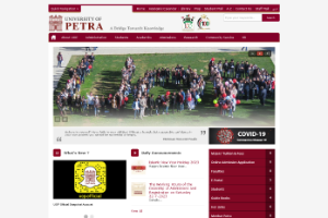 University of Petra Website